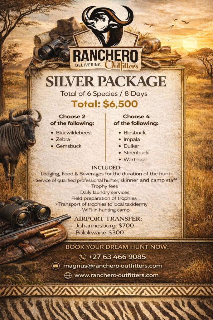 South Africa Hunting Silver Package Prices