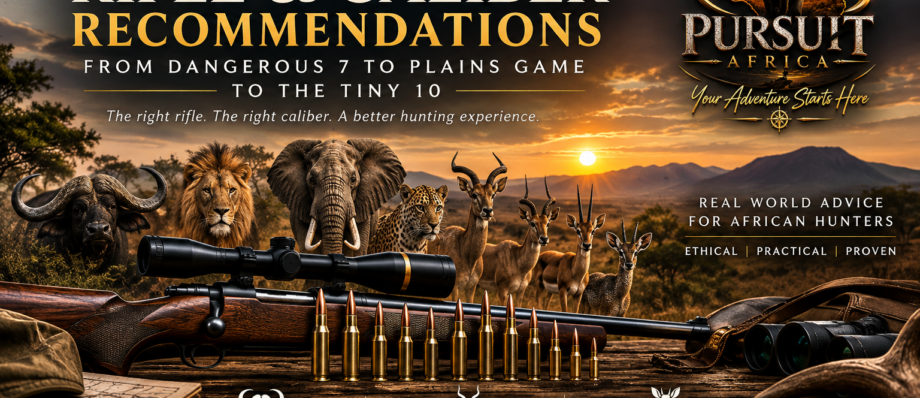 Rifle and Caliber Recommendations for Hunting in Africa From the Dangerous 7 to Plains Game and the Tiny 10